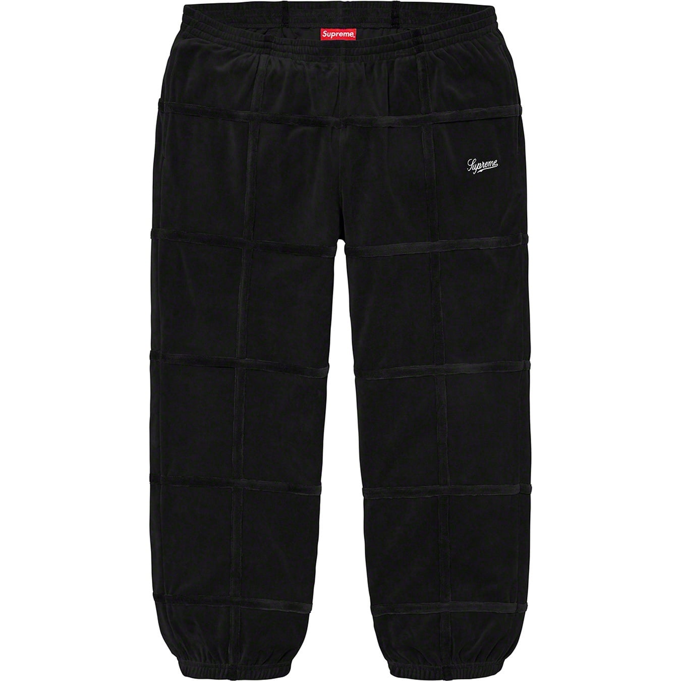 Grid Taping Velour Pant view 7